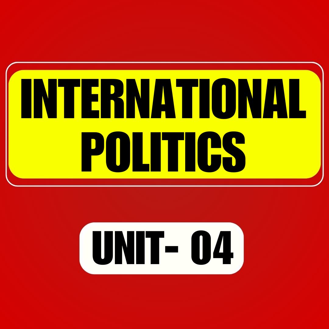 INTERNATIONAL POLITICS